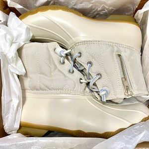 Sperry Womens Seacycled Saltwater nylon duck boots